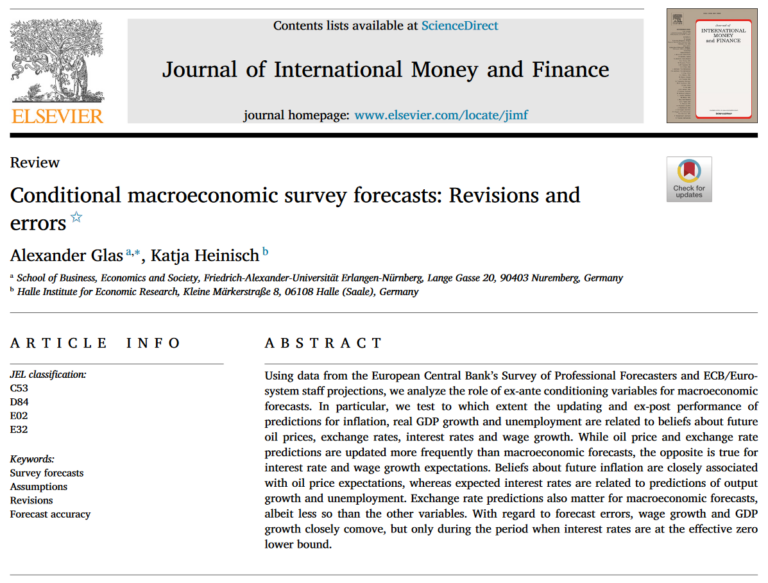 New publication in the Journal of International Money and Finance